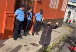 Nicaragua Bispo e sequestrado pela ditadura de Daniel Ortega