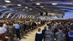 Franca Mais de 200 soldados sao batizados no Santuario de Lourdes 4
