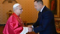 Papa Leao XIV recebe presidente da Polonia no Vaticano 1