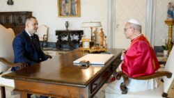 Papa Leao XIV recebe presidente da Polonia no Vaticano 2