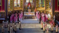 La vera felicità 1 Celebracao Eucaristica do Domingo Gaudete Basilica Nossa Senhora do Rosario Caieiras Sao Paulo Foto