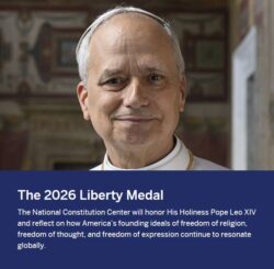Medalha da Liberdade sera concedida ao Papa Leao XIV 2